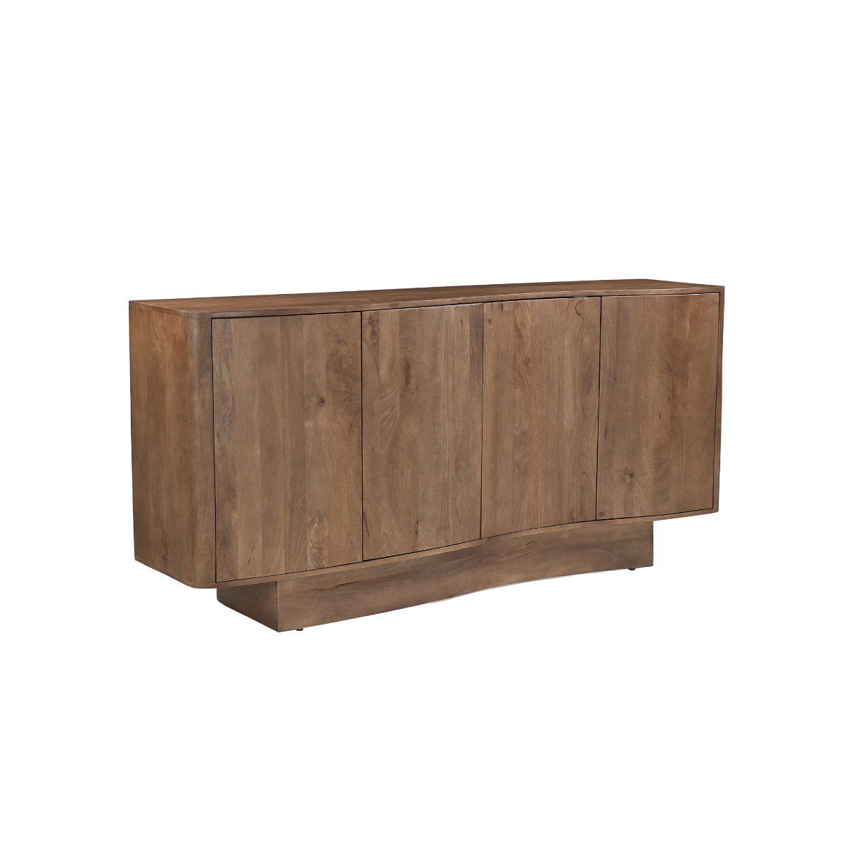 Buffet 4 portes en bois de manguier Eryndel