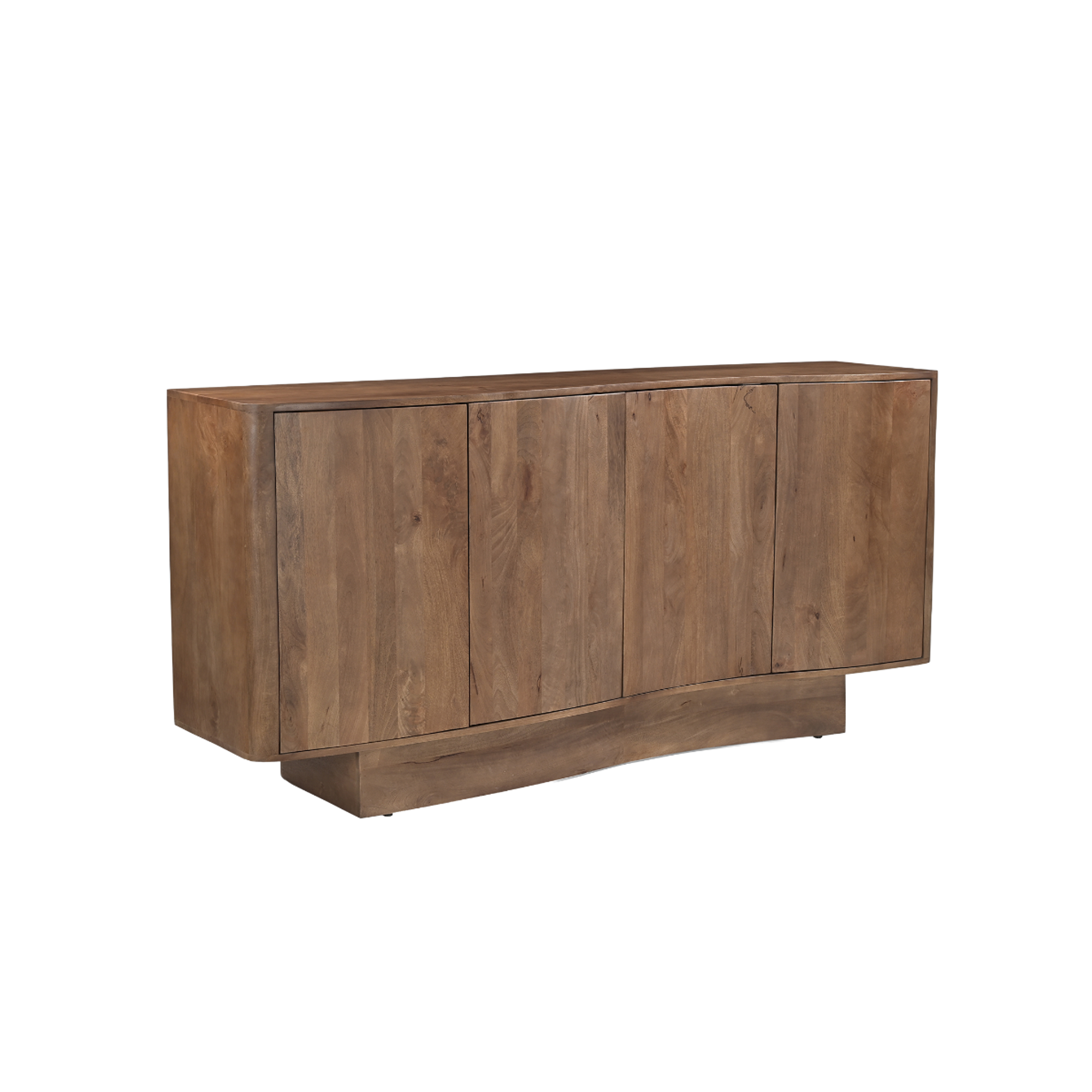 Buffet 4 portes en bois de manguier Eryndel
