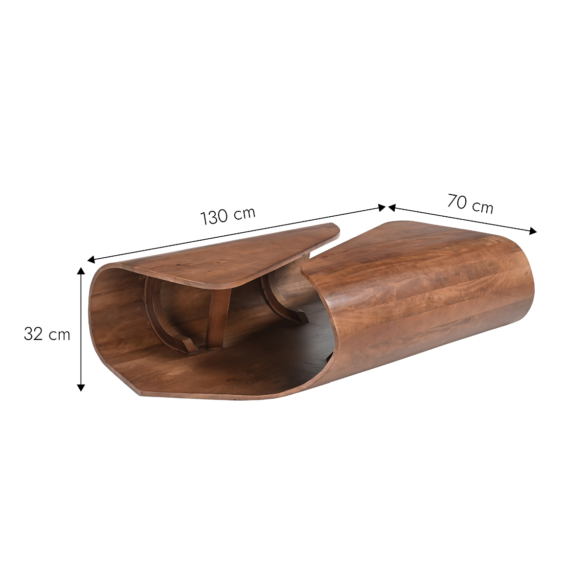 Table basse en bois de manguier Aurea