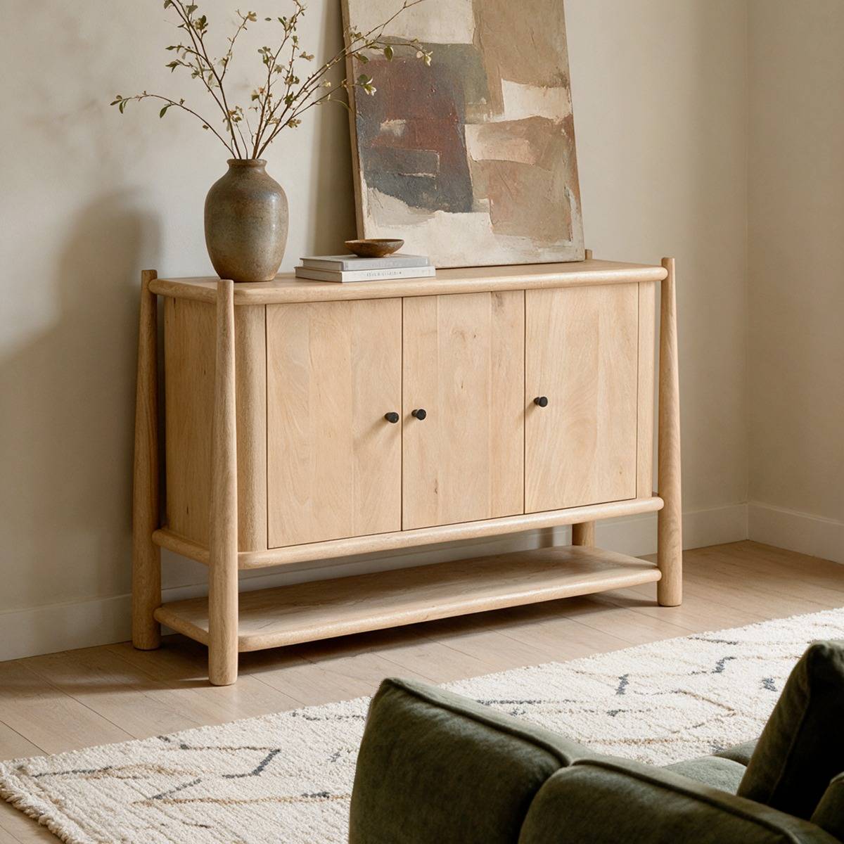 Buffet en bois de manguier Eliorine