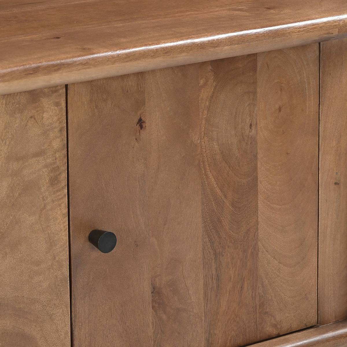 Meuble TV en bois de manguier Isalyne