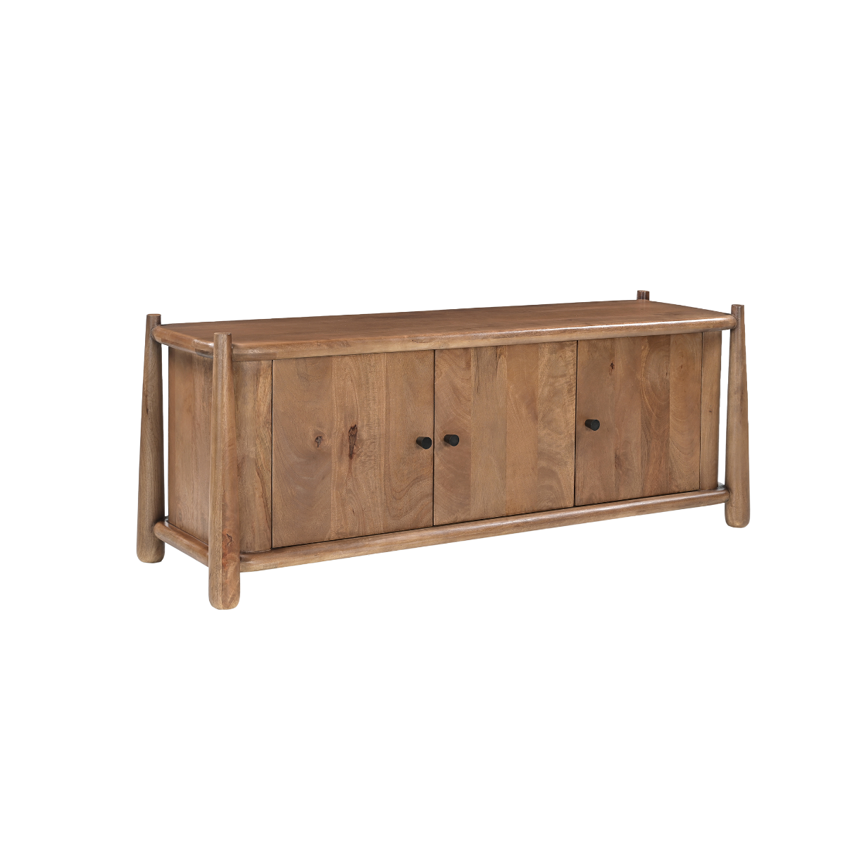 Meuble TV en bois de manguier Isalyne