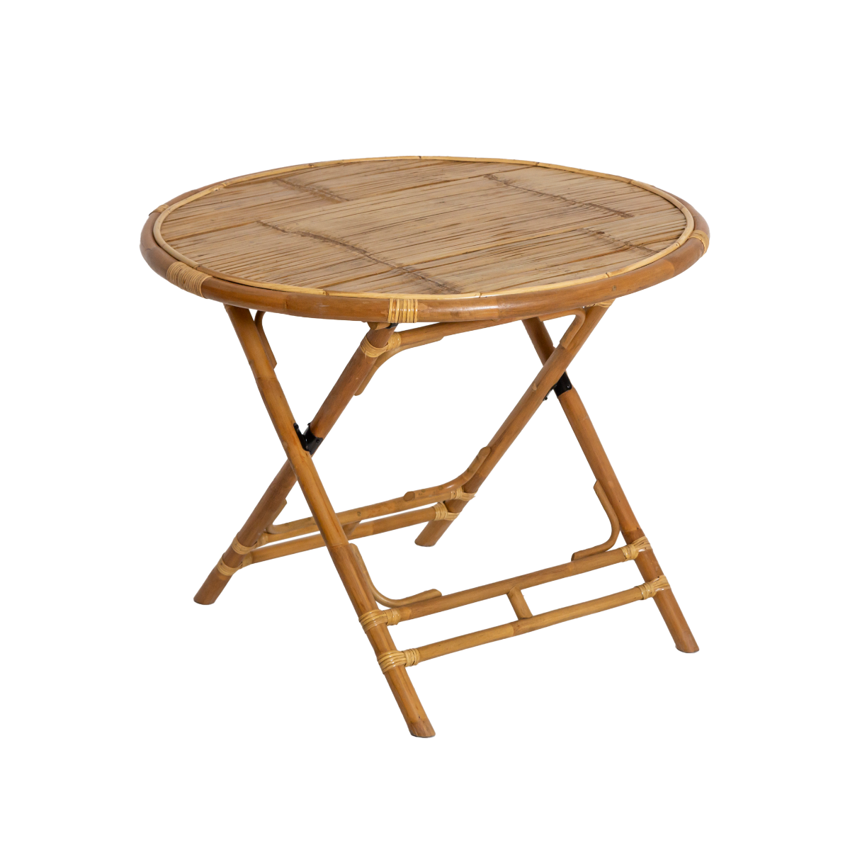 Table ronde en bambou Soline