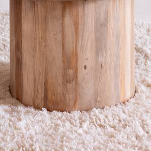 Table basse en vague en bois de manguier Silas