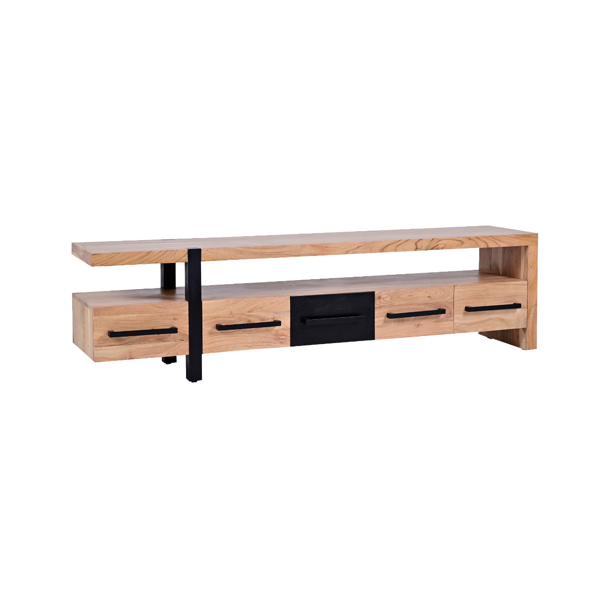 Meuble TV en bois d'acacia Praia