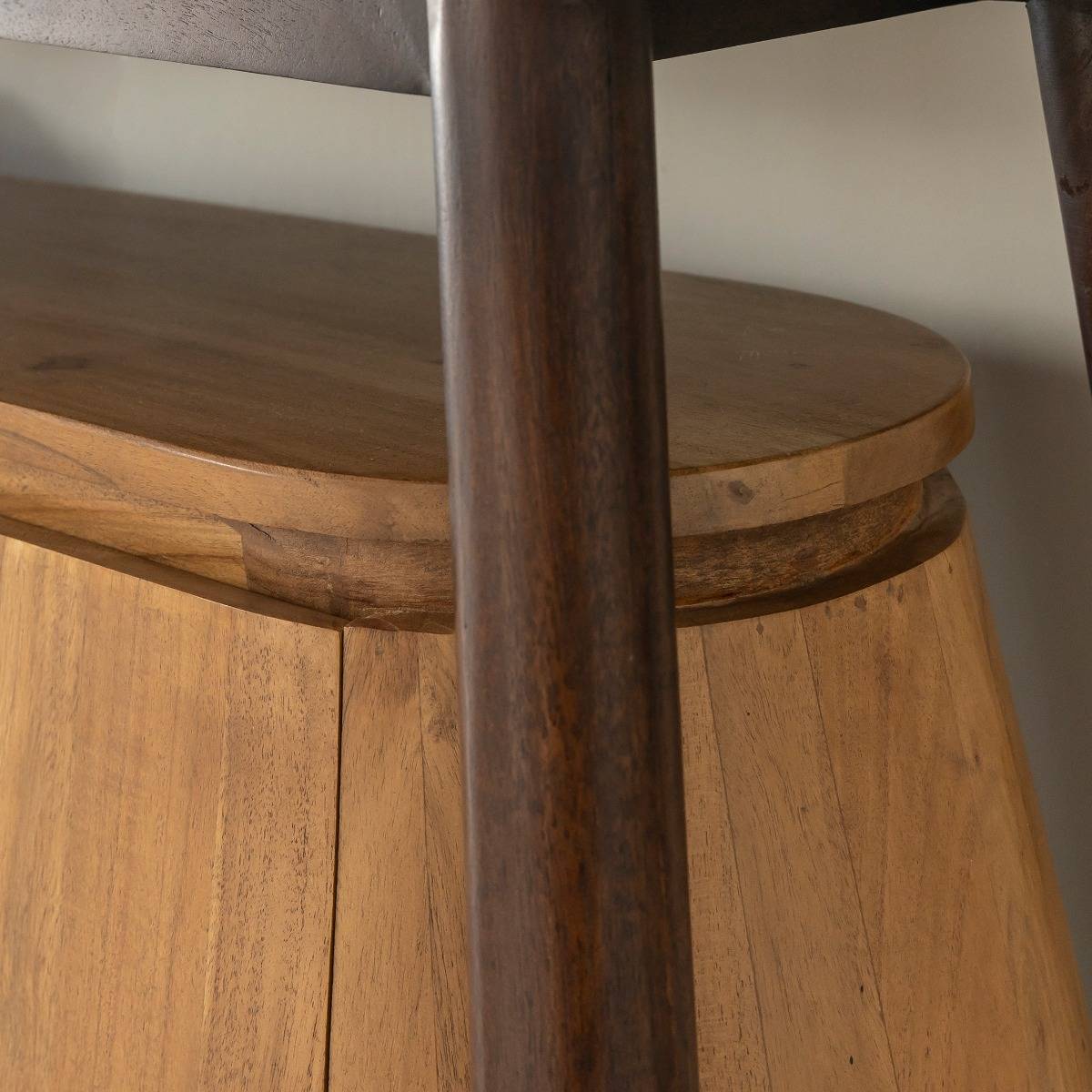 Buffet en bois d'acacia et marbre Simon