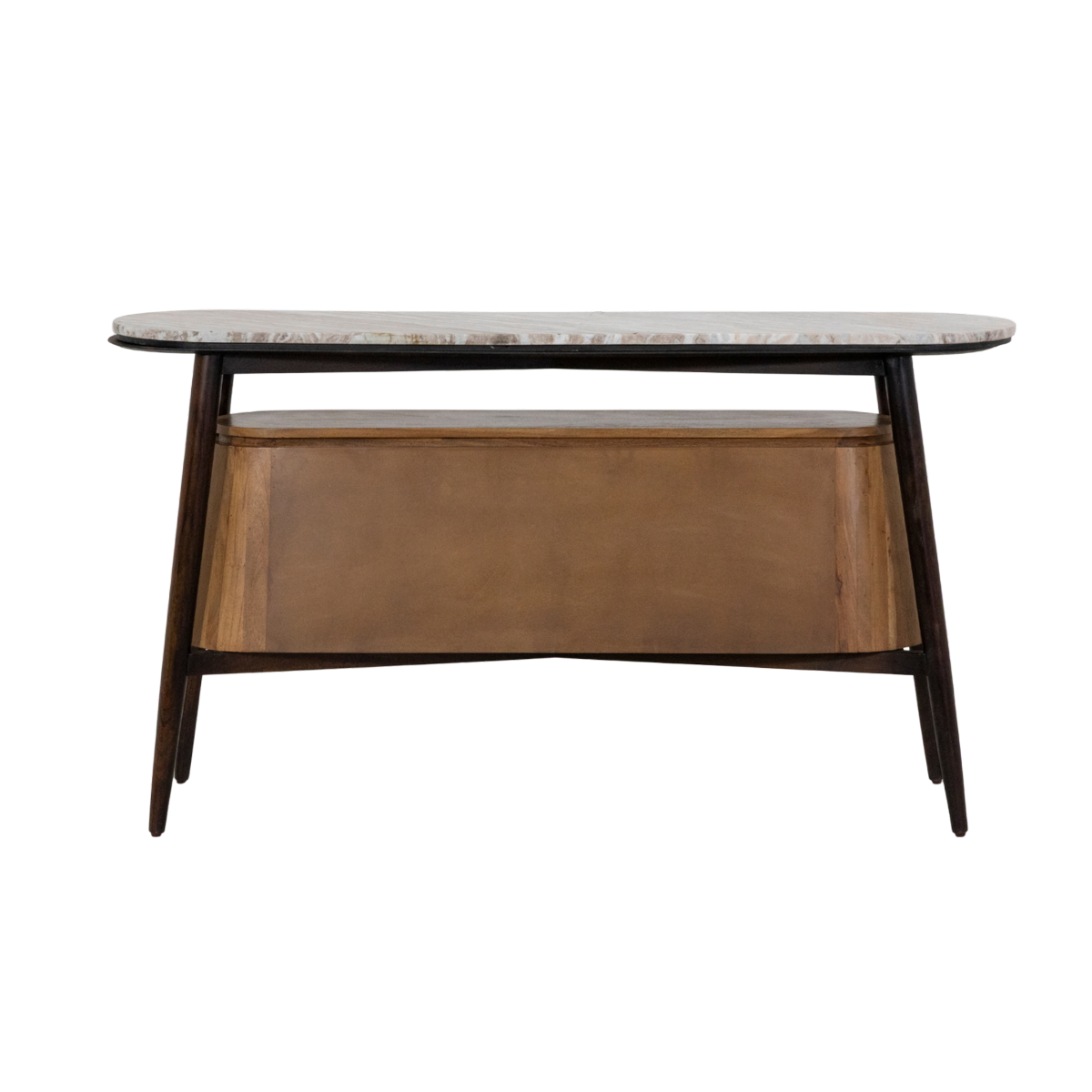 Buffet en bois d'acacia et marbre Simon