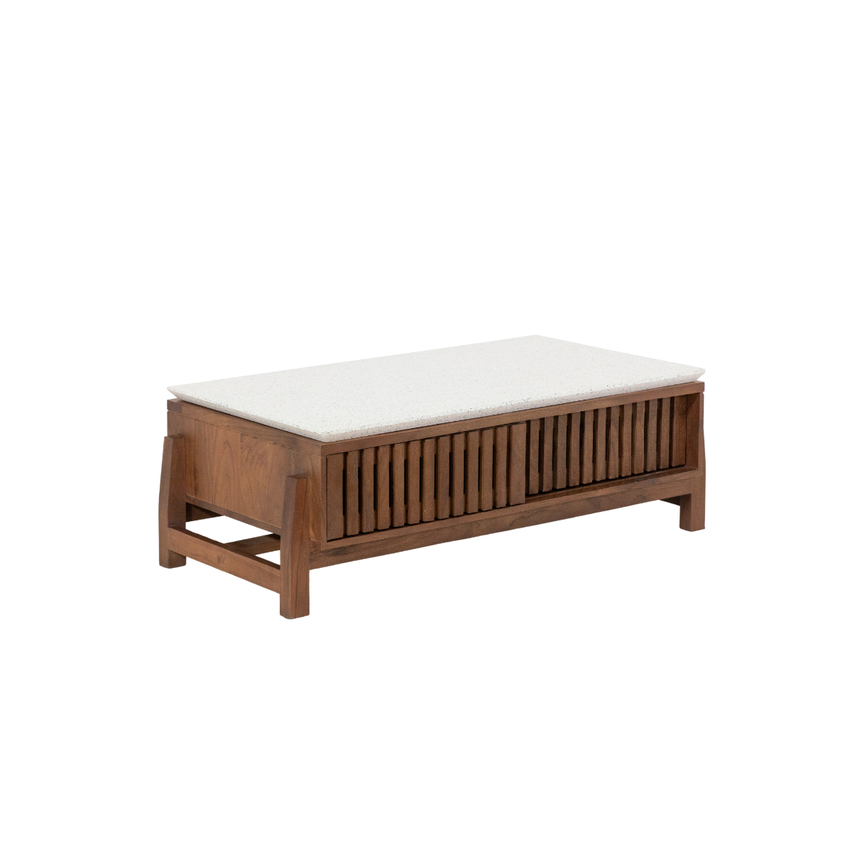Table basse en bois d'acacia Kaelis