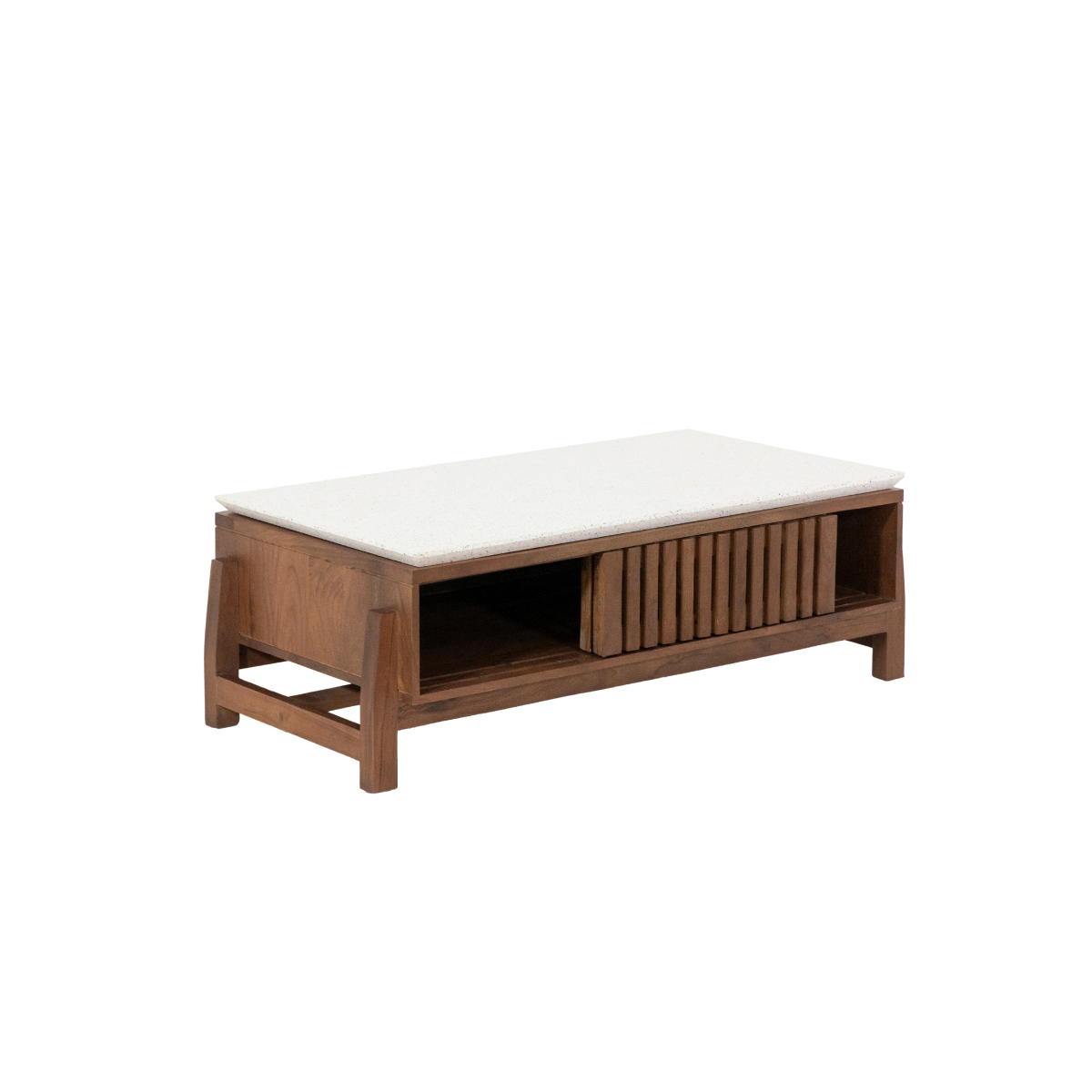 Table basse en bois d'acacia Kaelis
