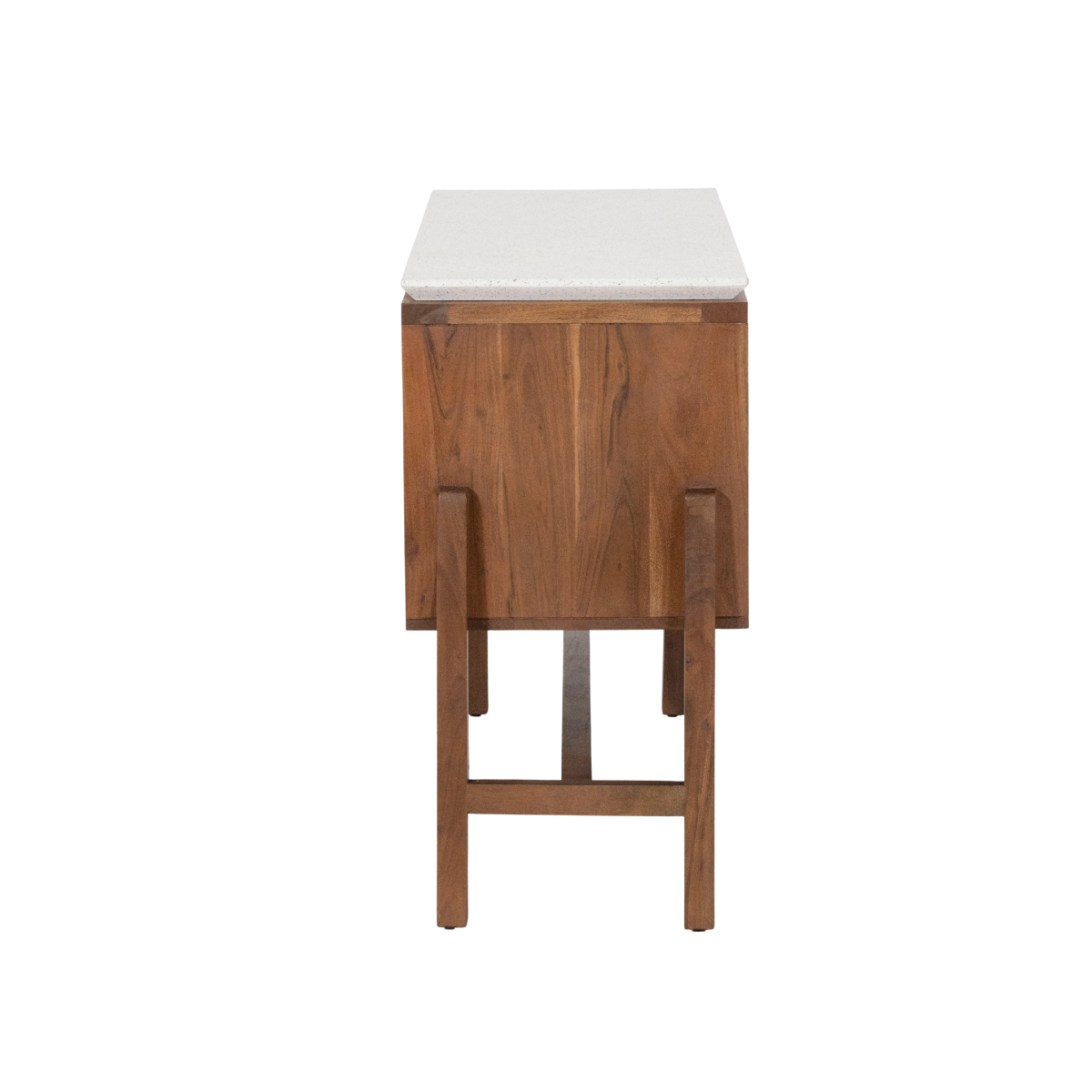 Buffet haut en bois d'acacia Kaelis