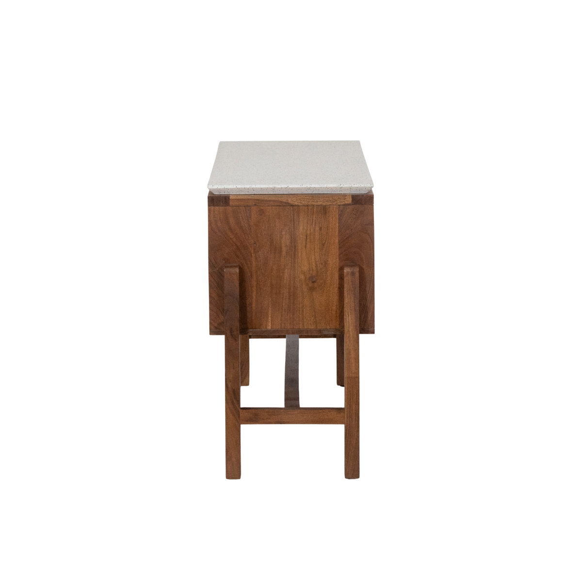 Buffet 2 portes en bois d'acacia Kaelis