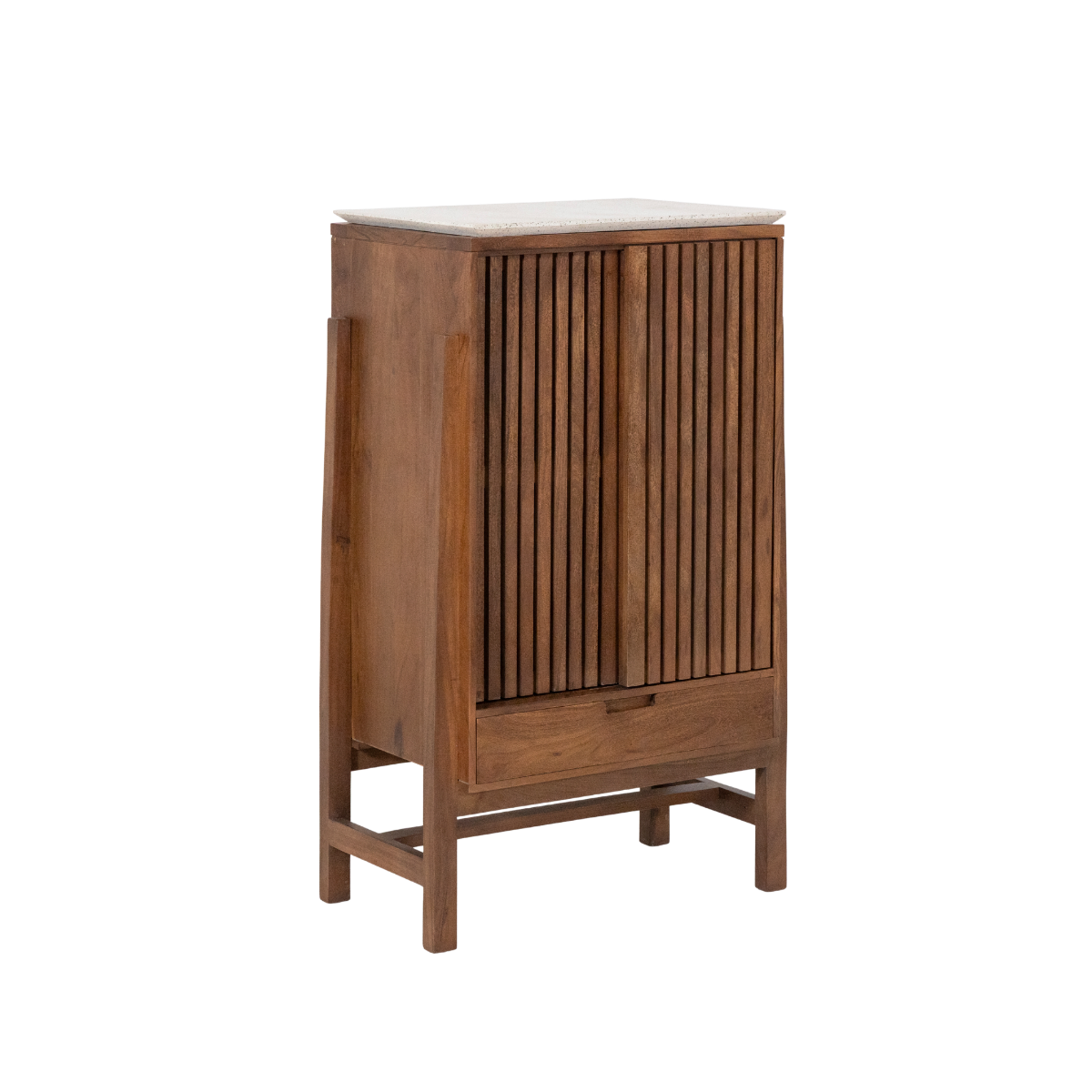 Armoire en bois d'acacia Kaelis