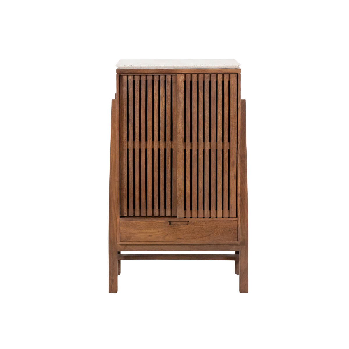 Armoire en bois d'acacia Kaelis