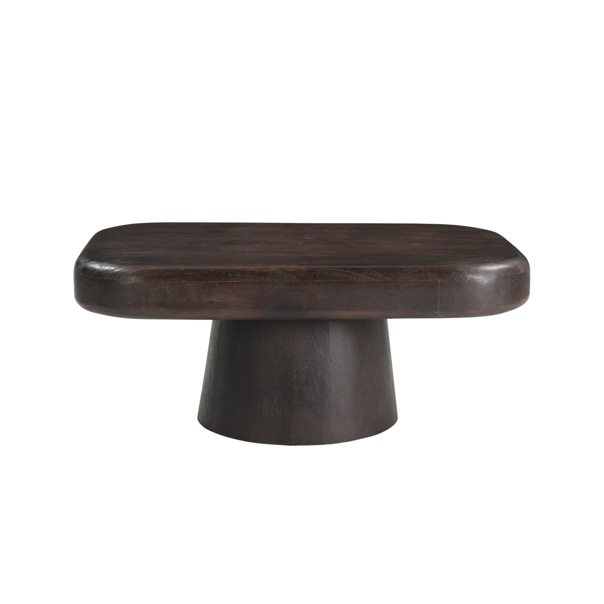 Table basse en bois de manguier foncé Liriel