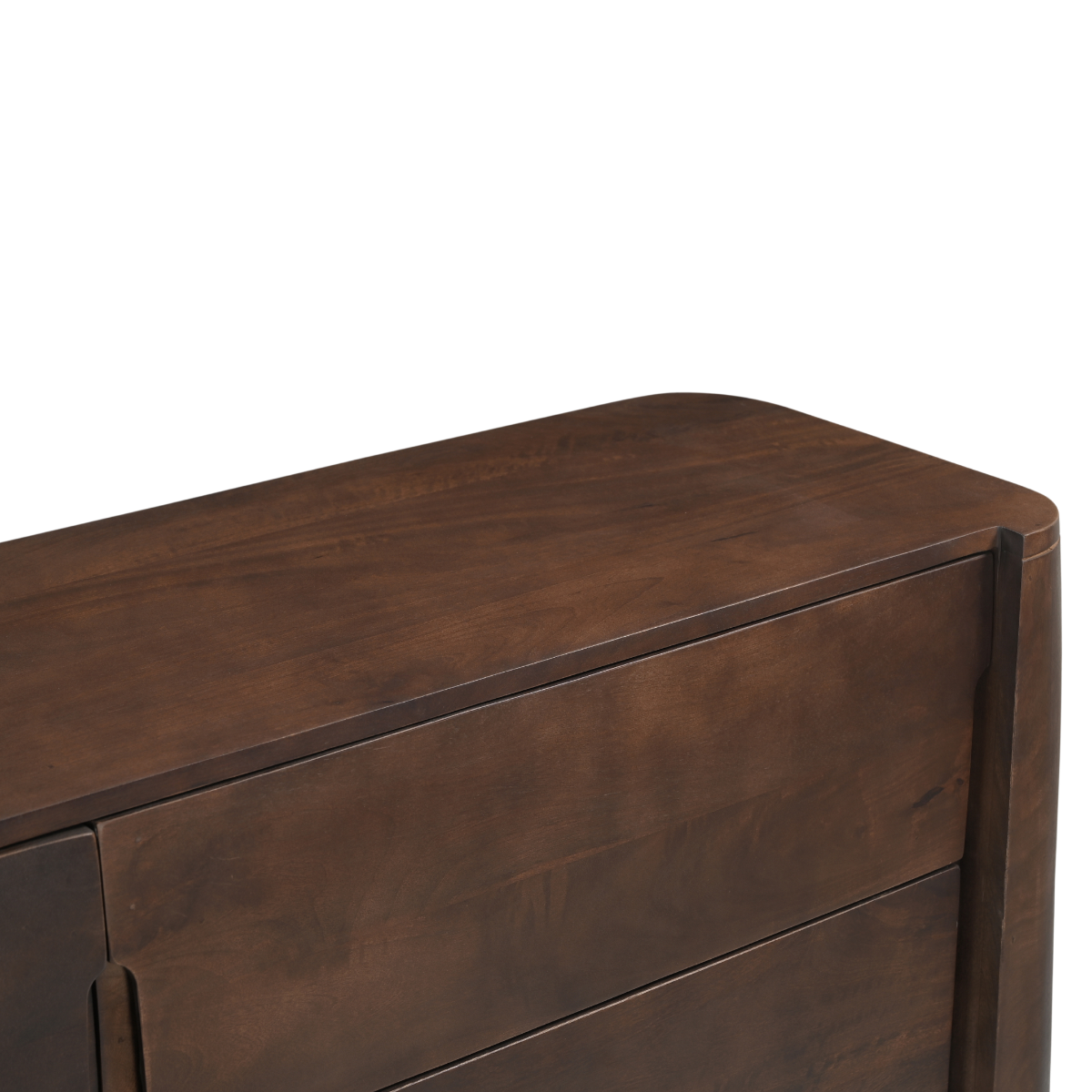 Commode en bois de manguier foncé Liriel
