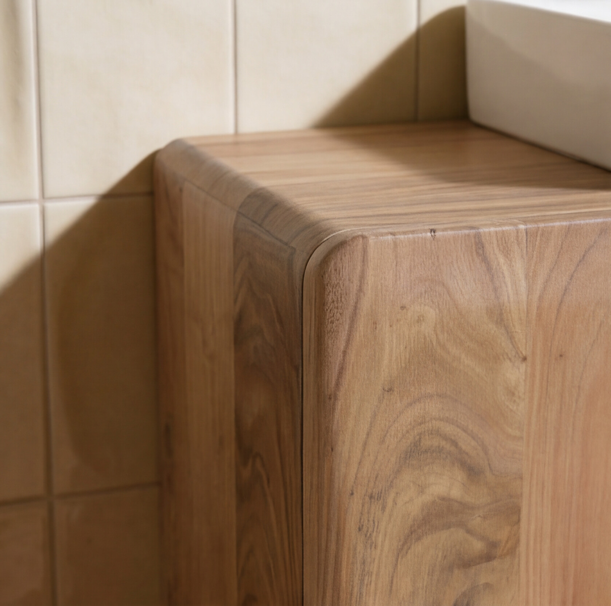 Meuble sous vasque en bois d'acacia Vinnie