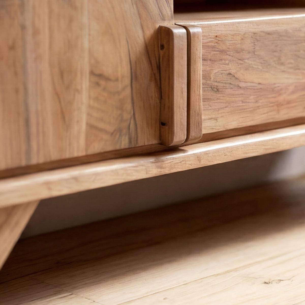 Meuble TV en bois d'acacia Vinnie