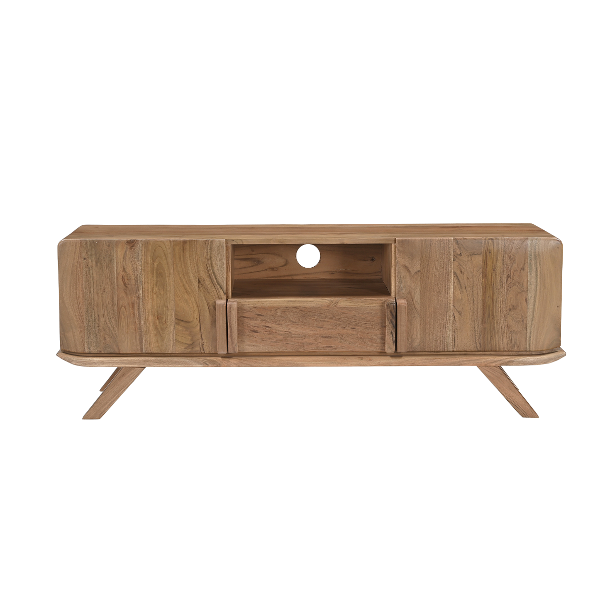 Meuble TV en bois d'acacia Vinnie