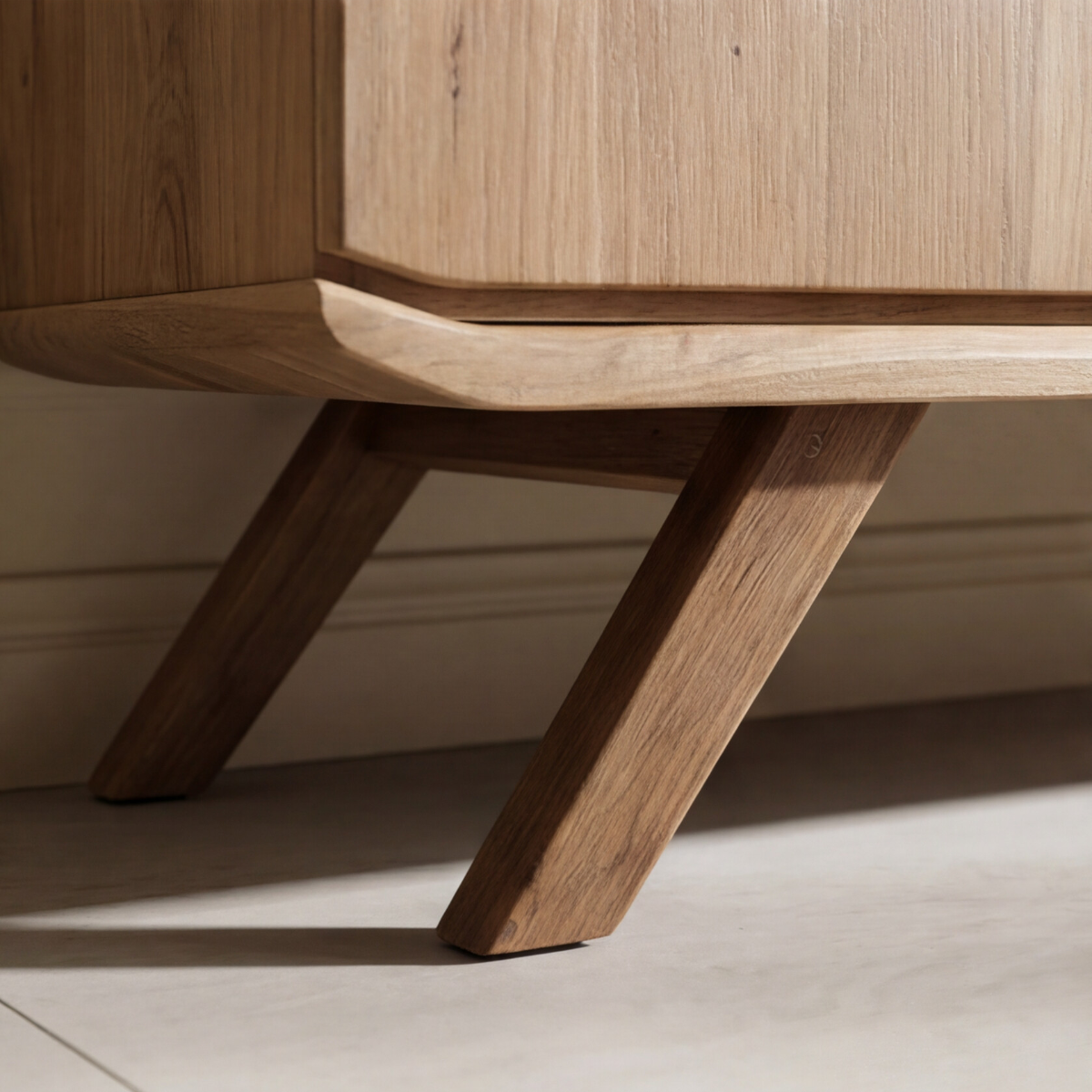 Meuble TV en bois d'acacia 190cm Vinnie