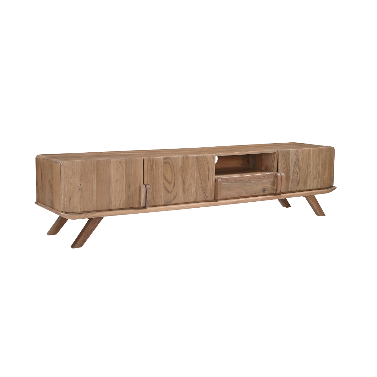 Meuble TV en bois d'acacia 190cm Vinnie