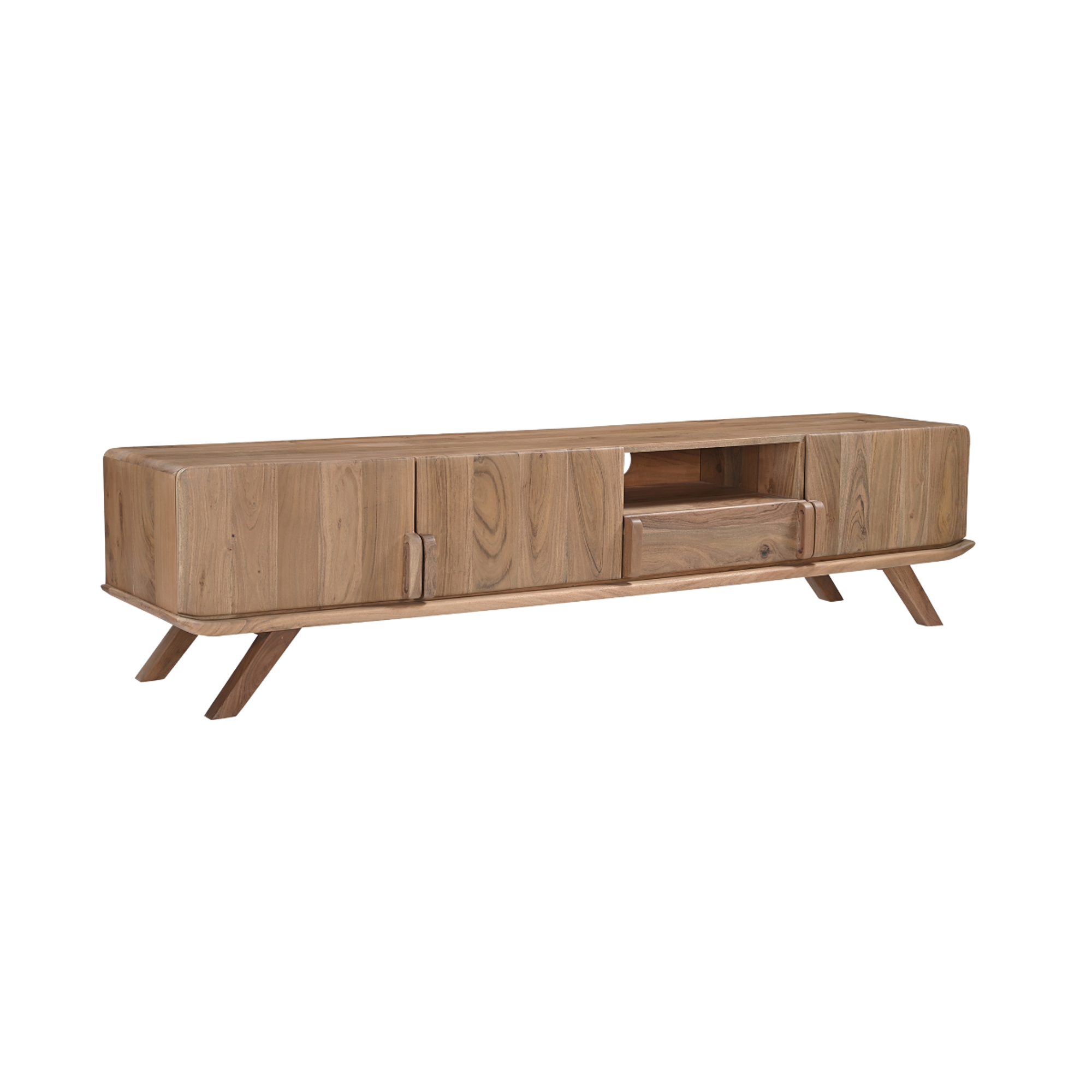 Meuble TV en bois d'acacia 190cm Vinnie