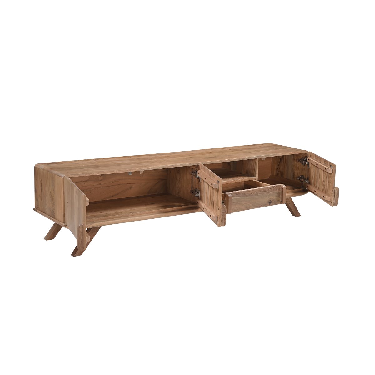 Meuble TV en bois d'acacia 190cm Vinnie