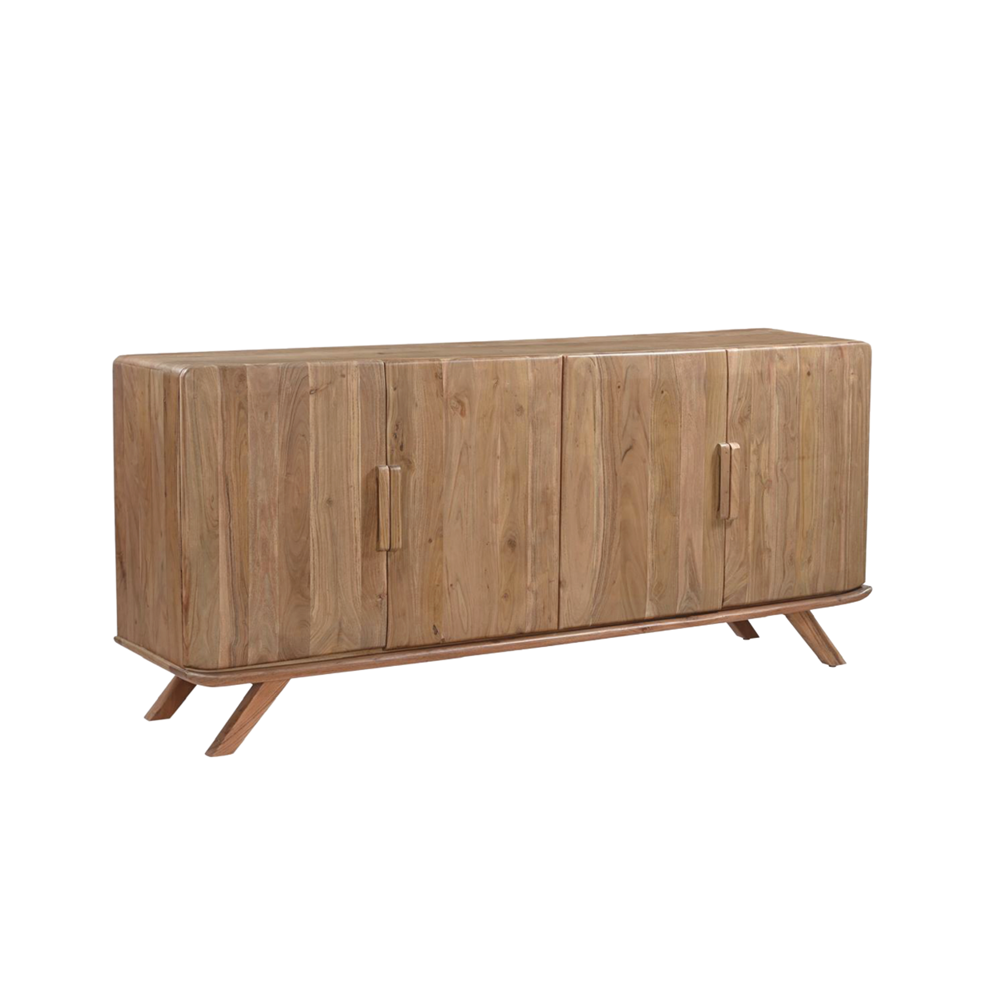 Buffet 4 portes en bois d'acacia Vinnie