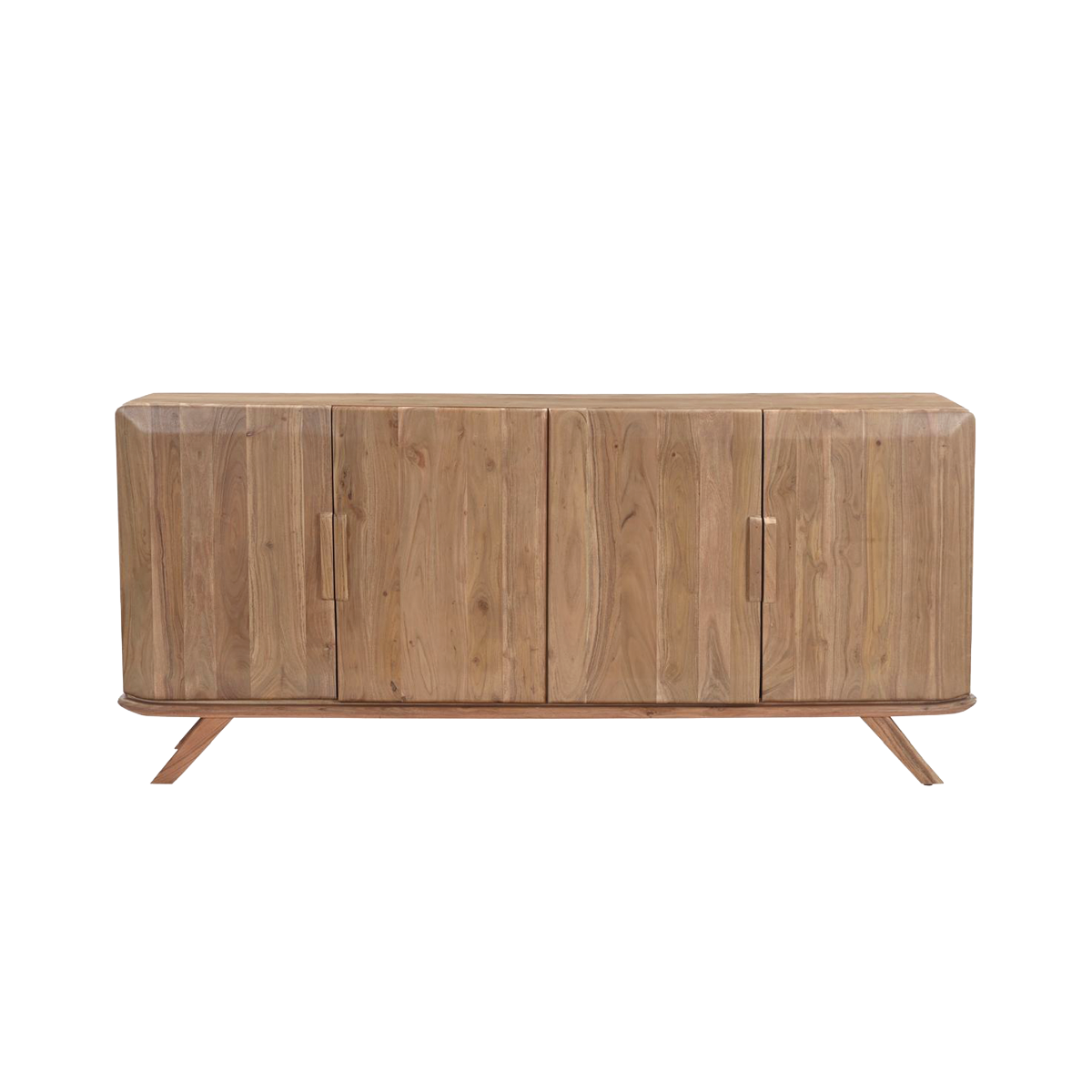 Buffet 4 portes en bois d'acacia Vinnie