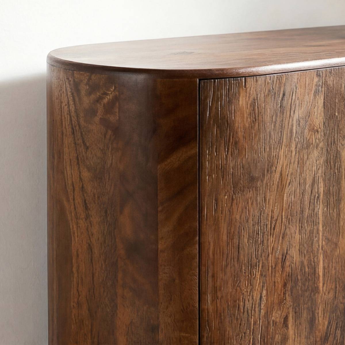 Buffet en bois de manguier foncé Arthur
