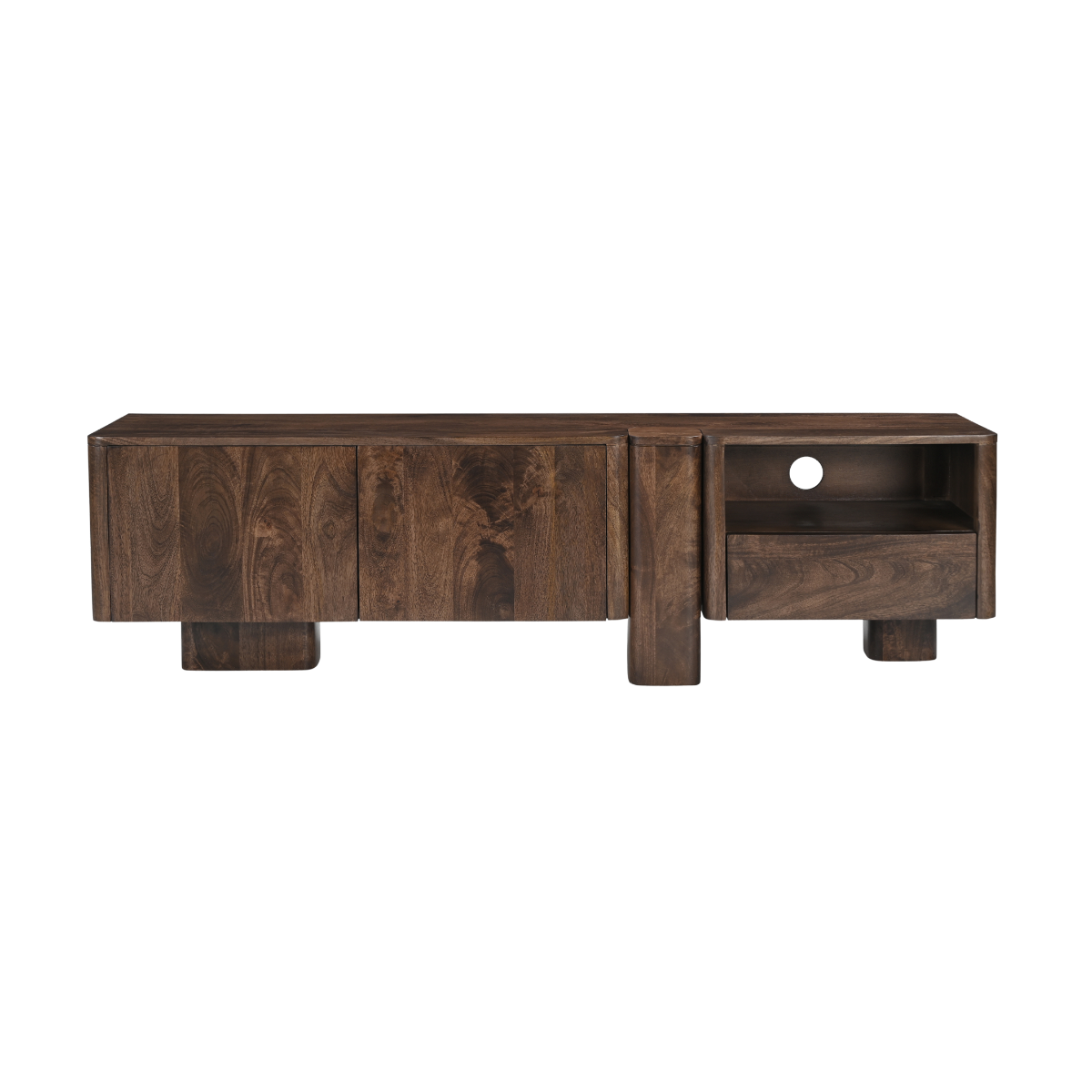 Meuble TV en bois de manguier Romane