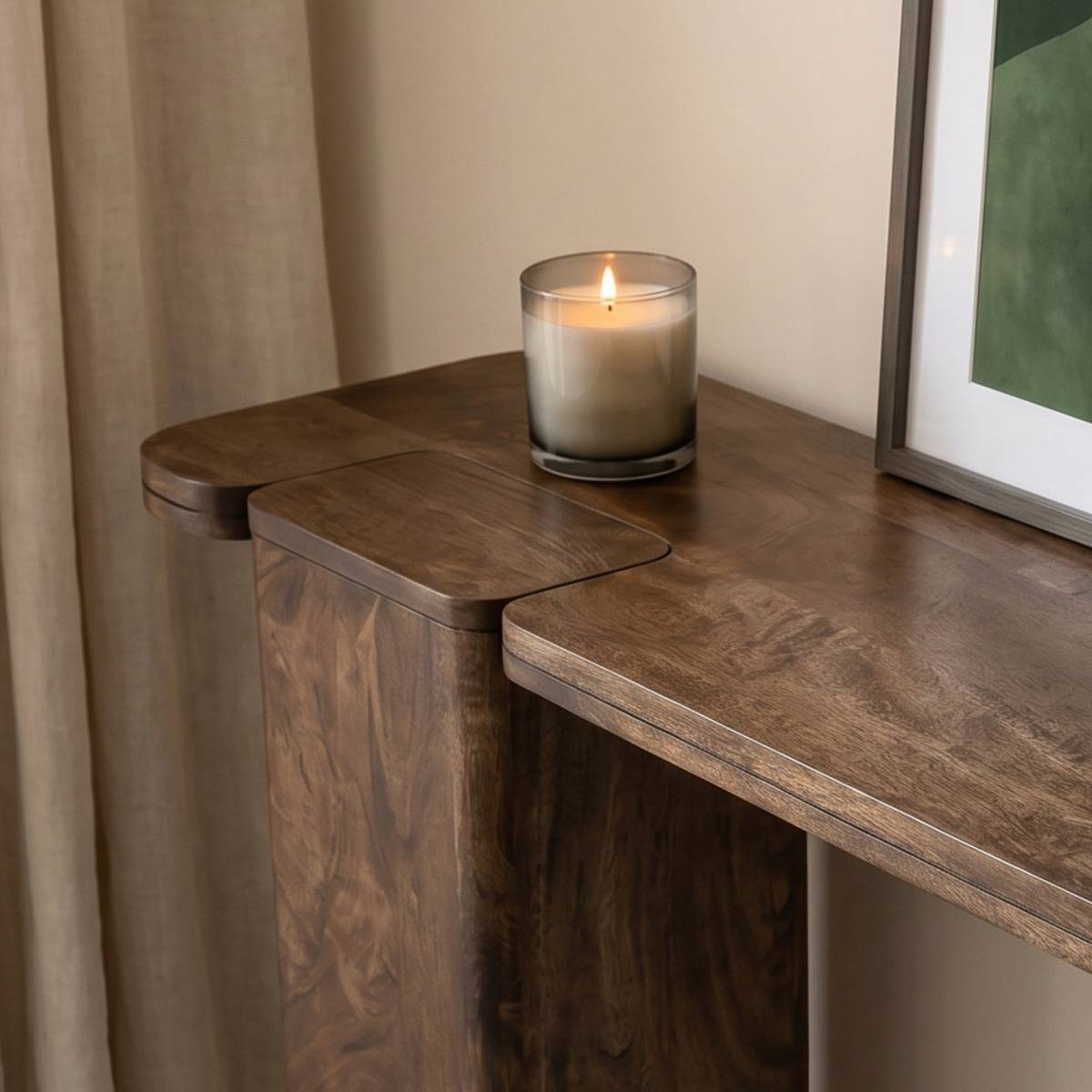 Console en bois de manguier Romane