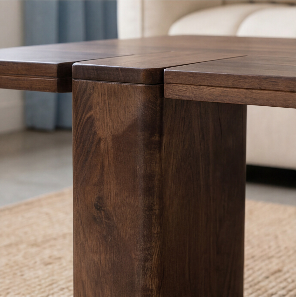 Table basse en bois de manguier Romane