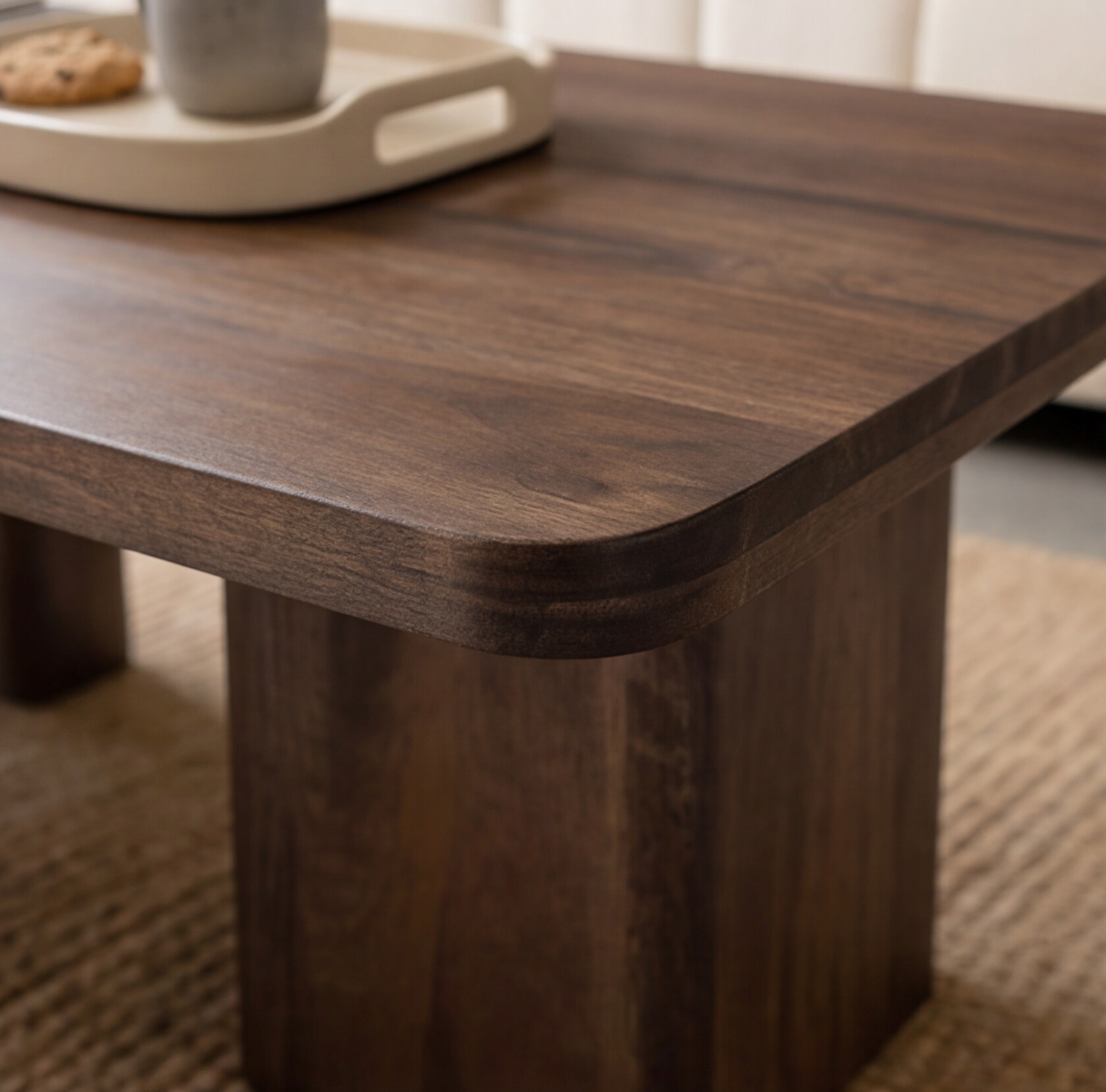 Table basse en bois de manguier Romane