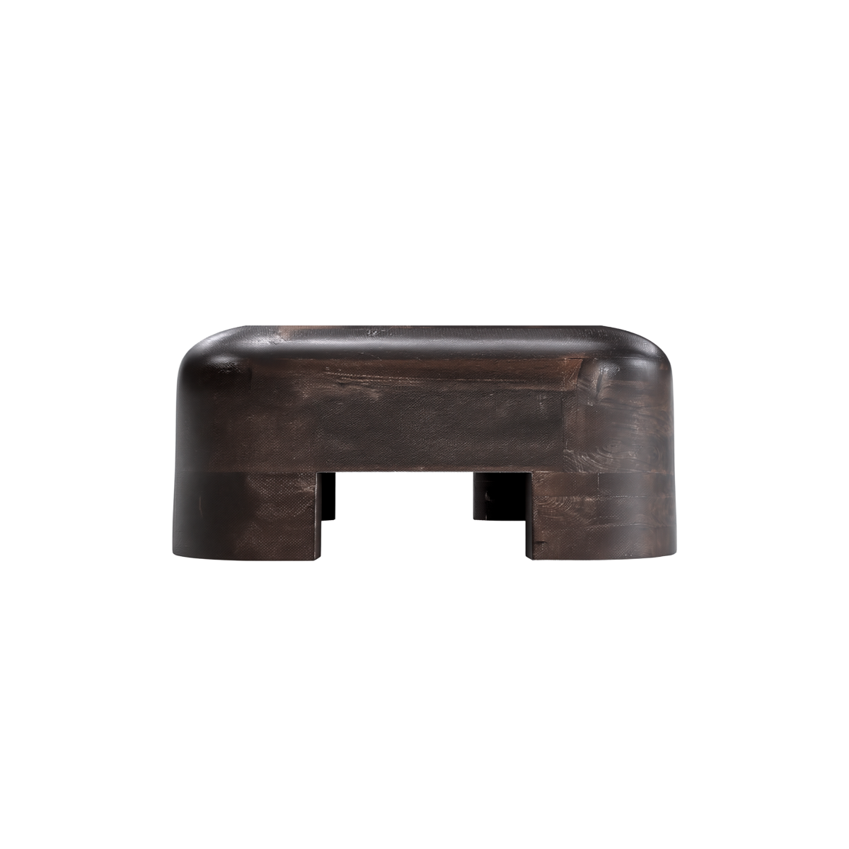 Table basse en bois de manguier foncé Alanah
