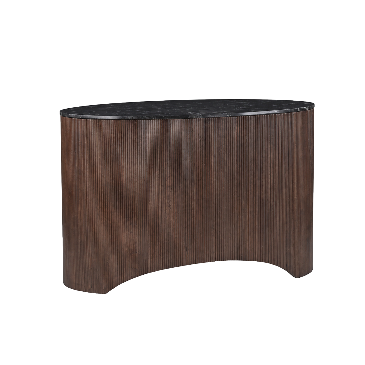 Meuble bar en bois de manguier et en marbre Néraly