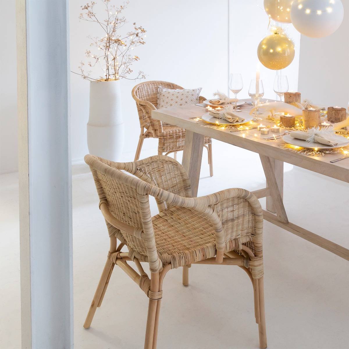 Fauteuil en rotin Nohan