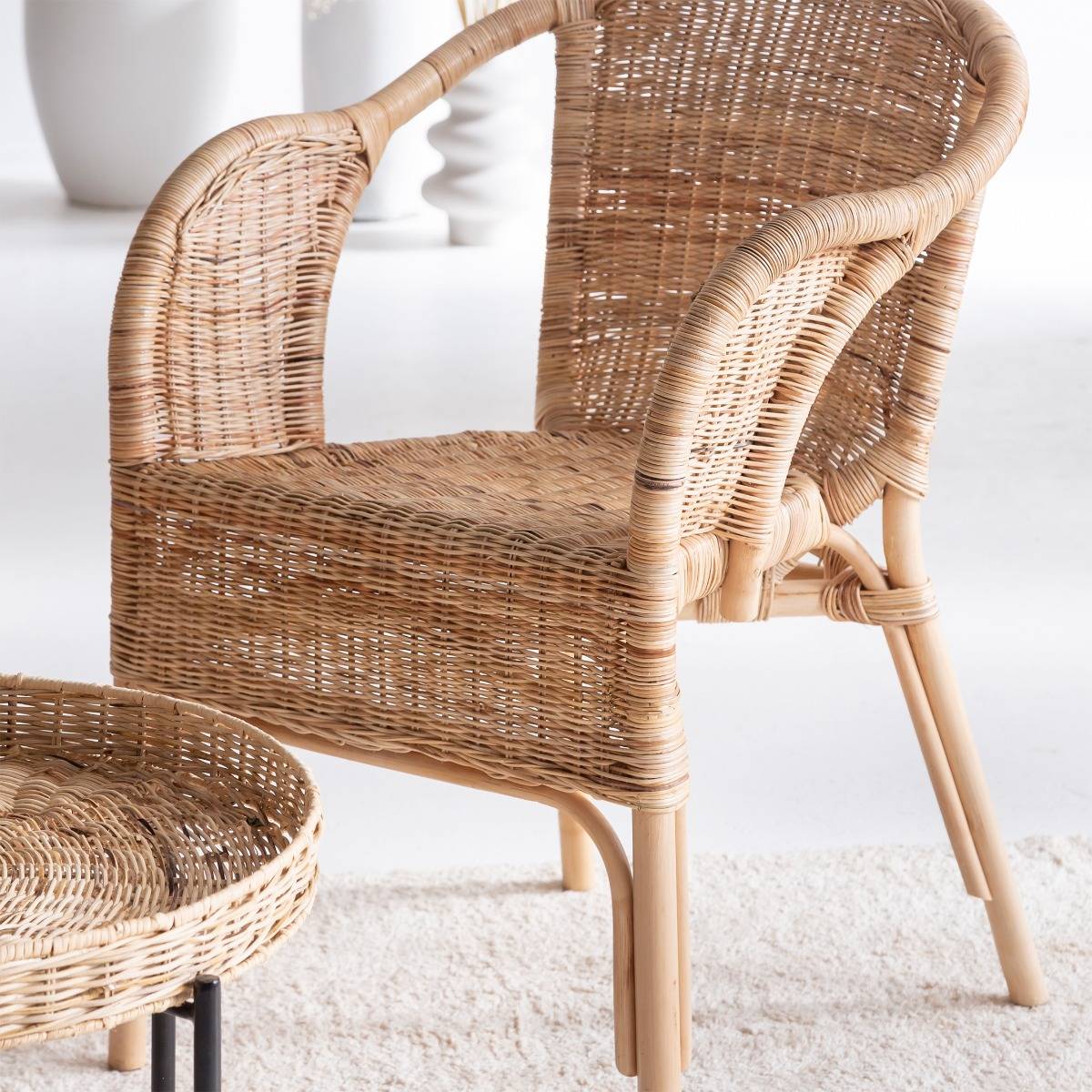 Fauteuil en rotin Nohan