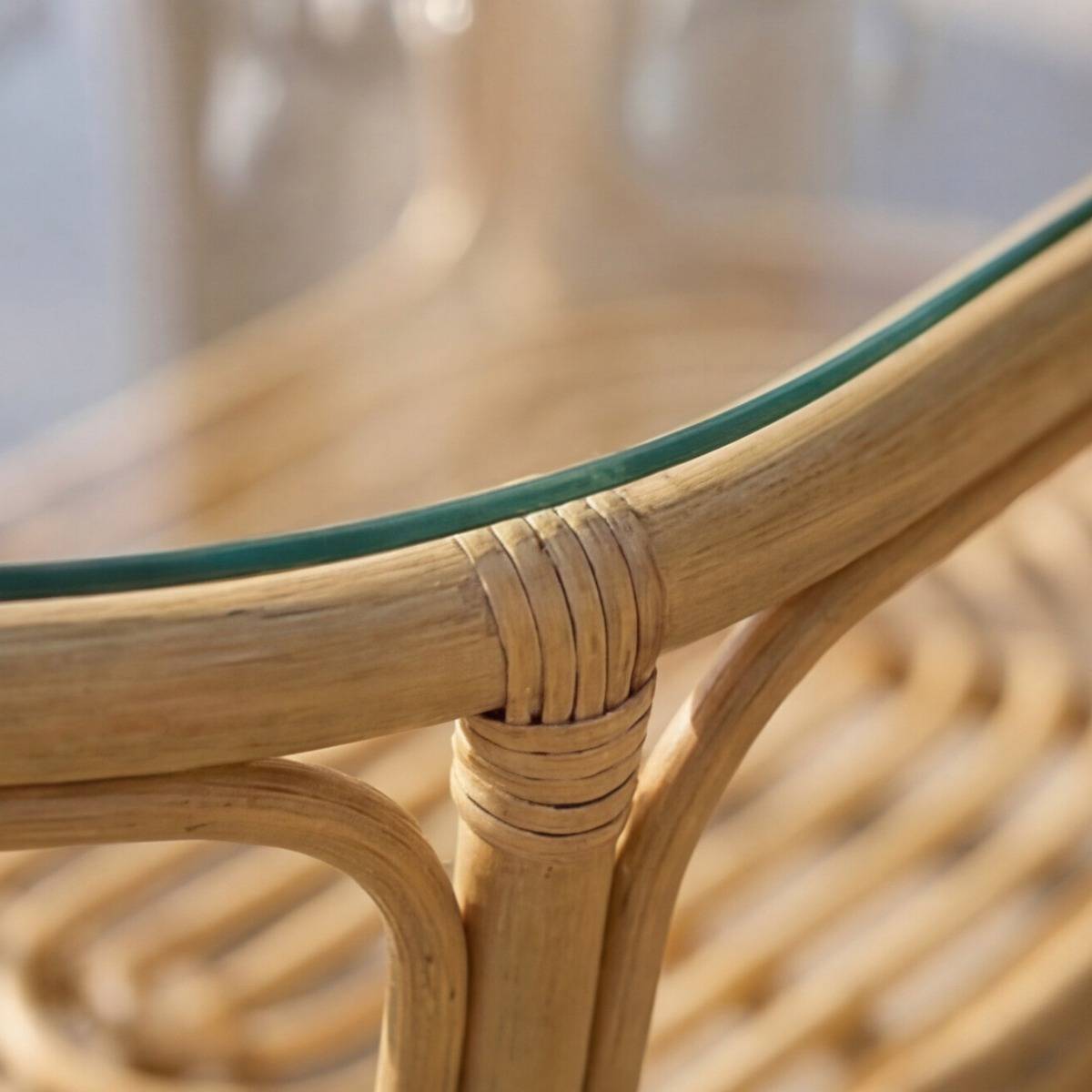 Salon de jardin en rotin terracotta Rattan