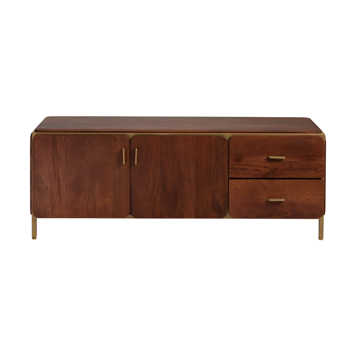 Meuble TV en bois de manguier Lisette