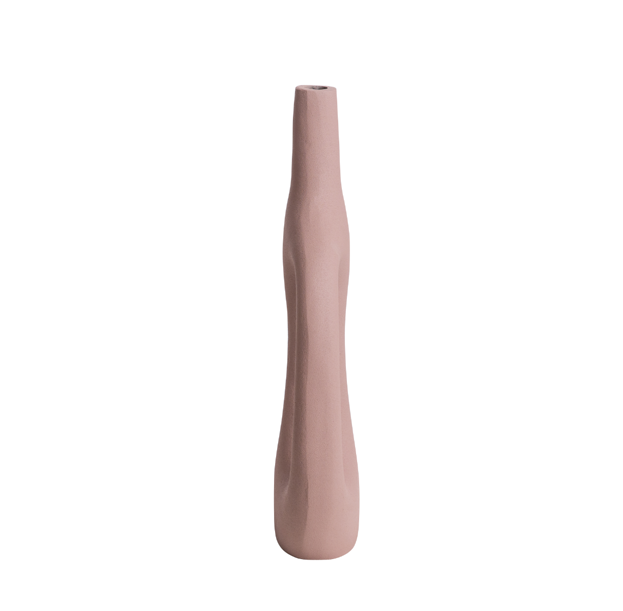 Vase soliflore rose en aluminium Pivoine