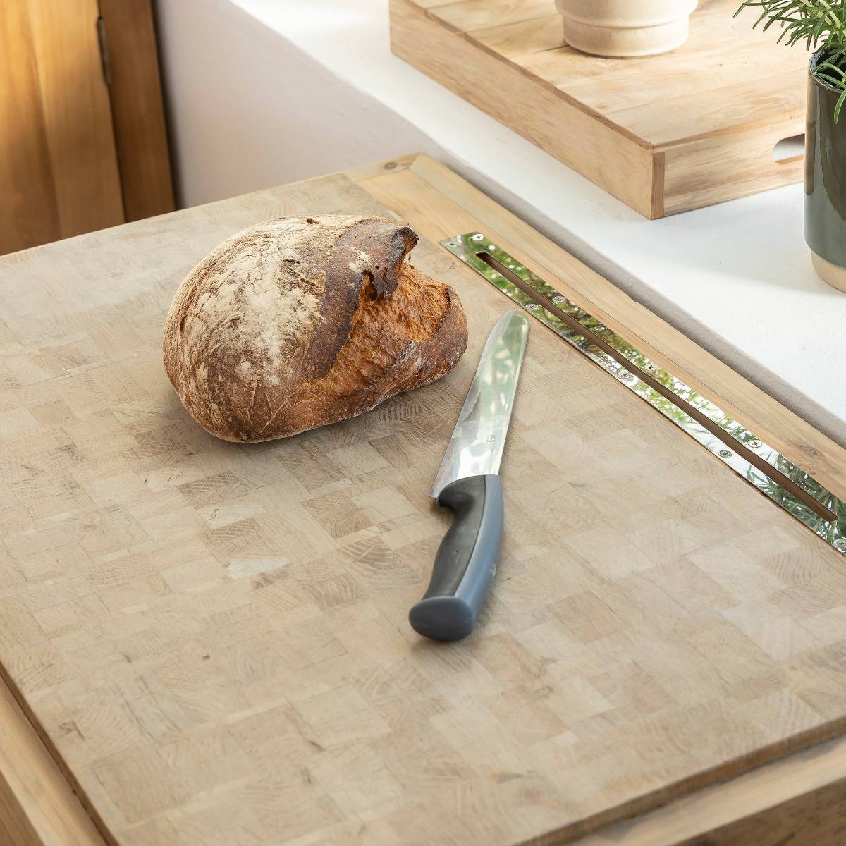 Meuble bas cuisine en bois recyclé Garance