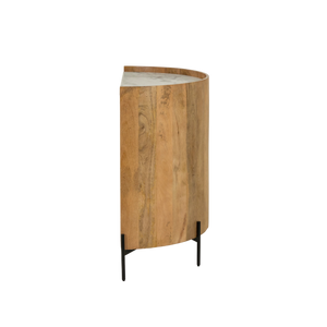 Meuble bar en bois de manguier et marbre Adler
