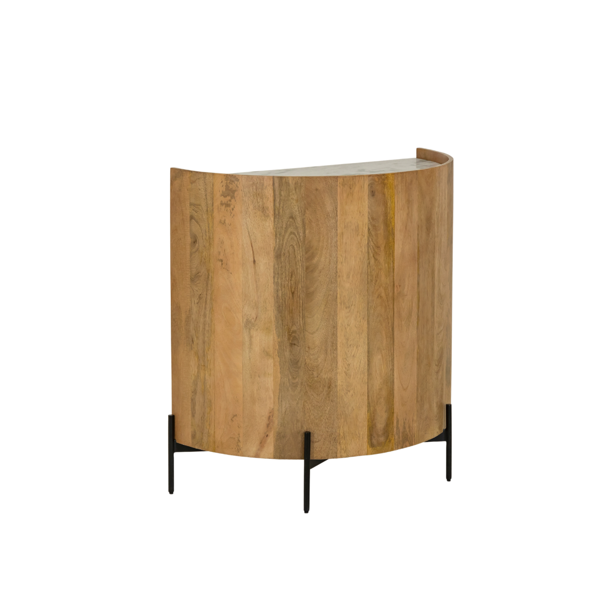 Meuble bar en bois de manguier et marbre Adler