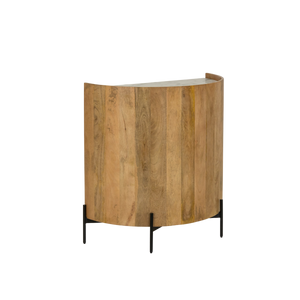 Meuble bar en bois de manguier et marbre Adler