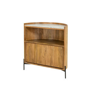 Meuble bar en bois de manguier et marbre Adler