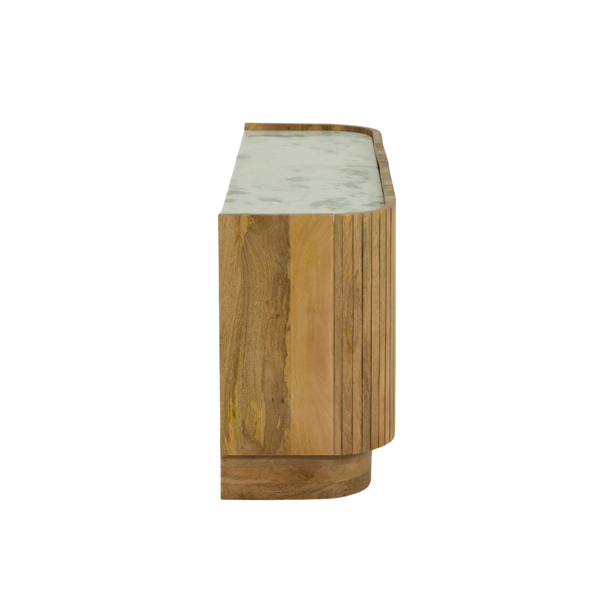 Buffet en bois de manguier et marbre Adler