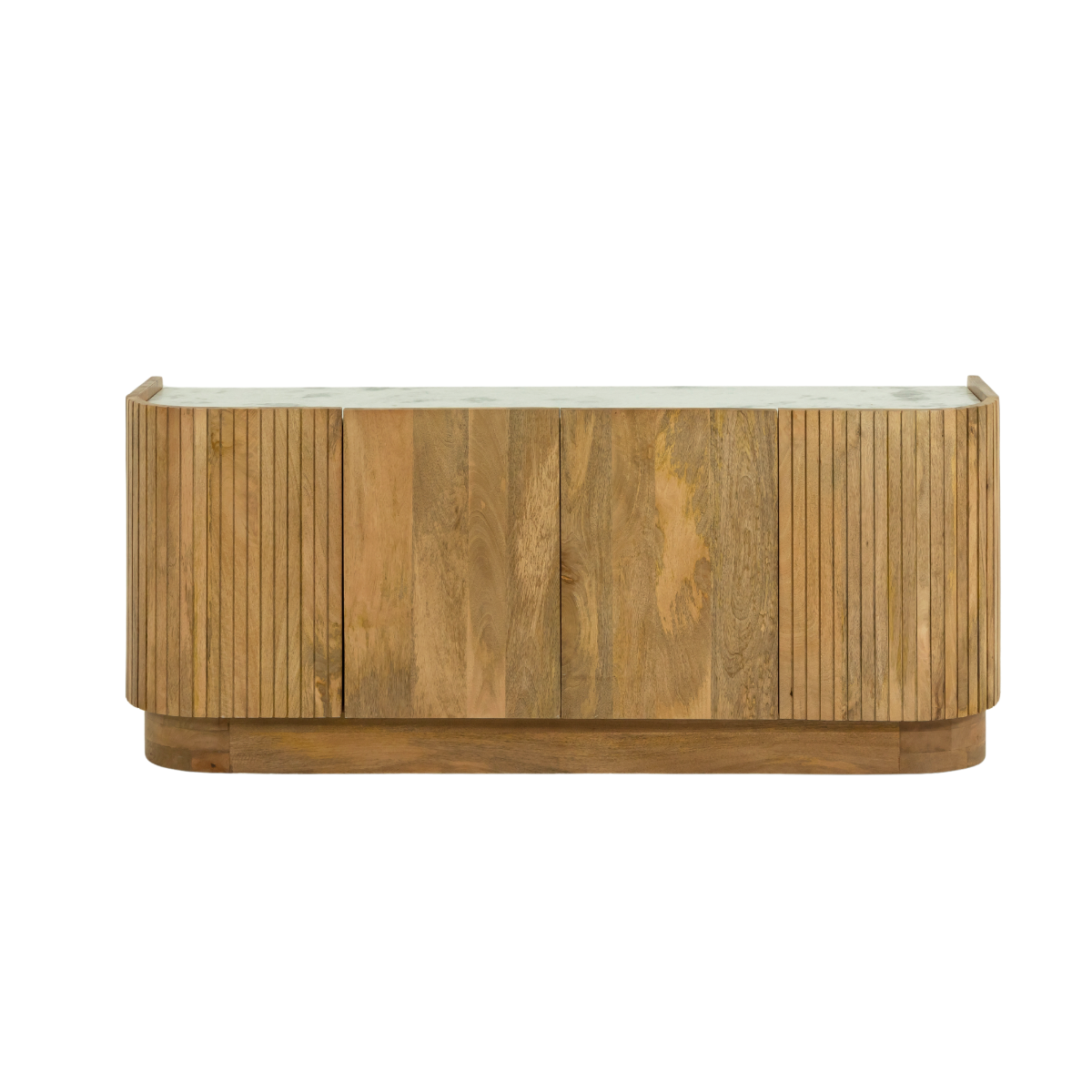 Buffet en bois de manguier et marbre Adler