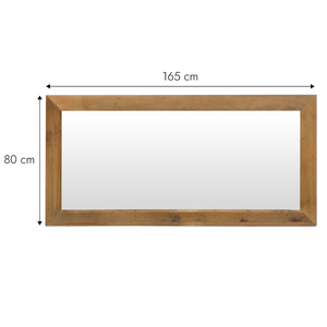 Miroir en bois recyclé 165 cm Garance