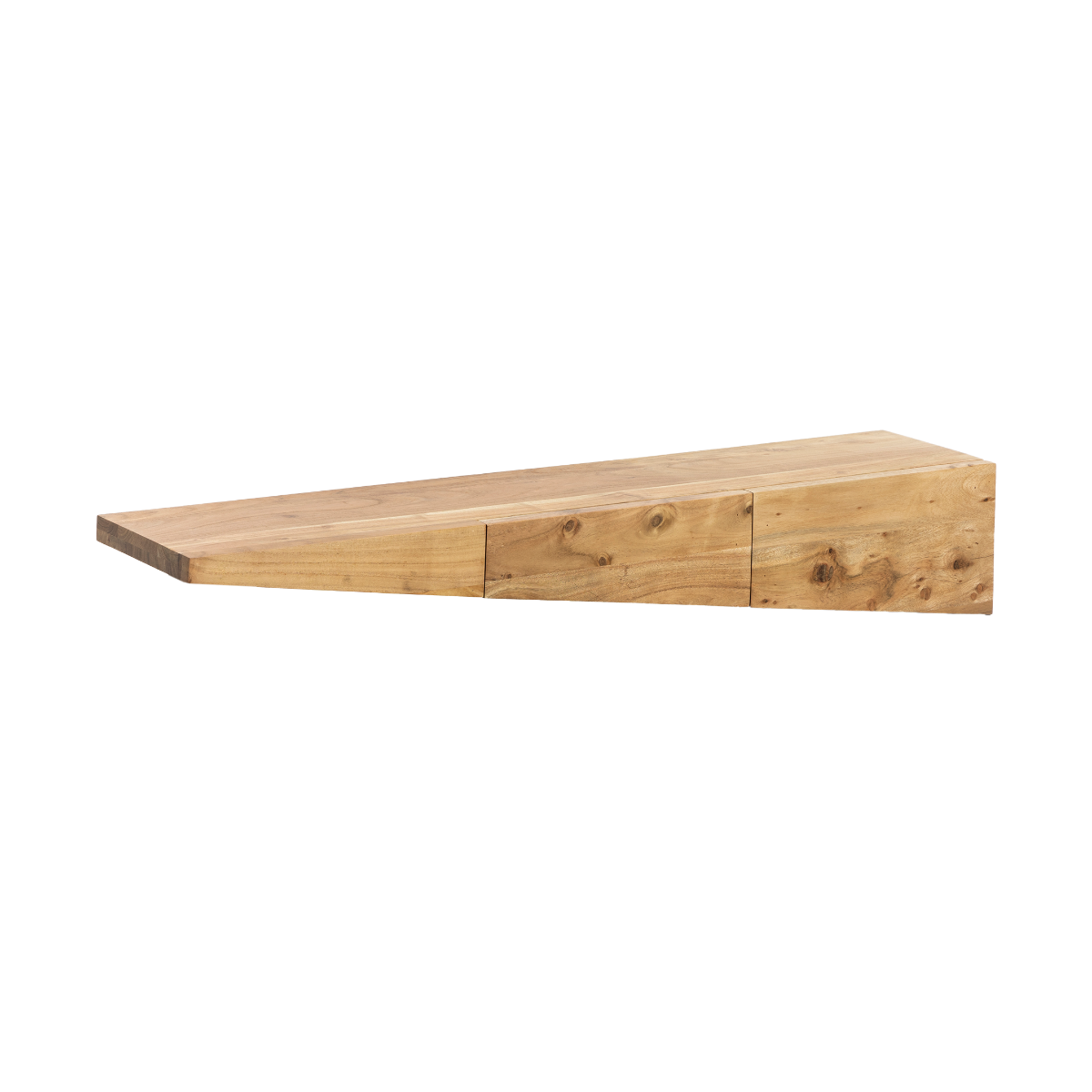 Etagère murale asymétrique en bois d'acacia Orane