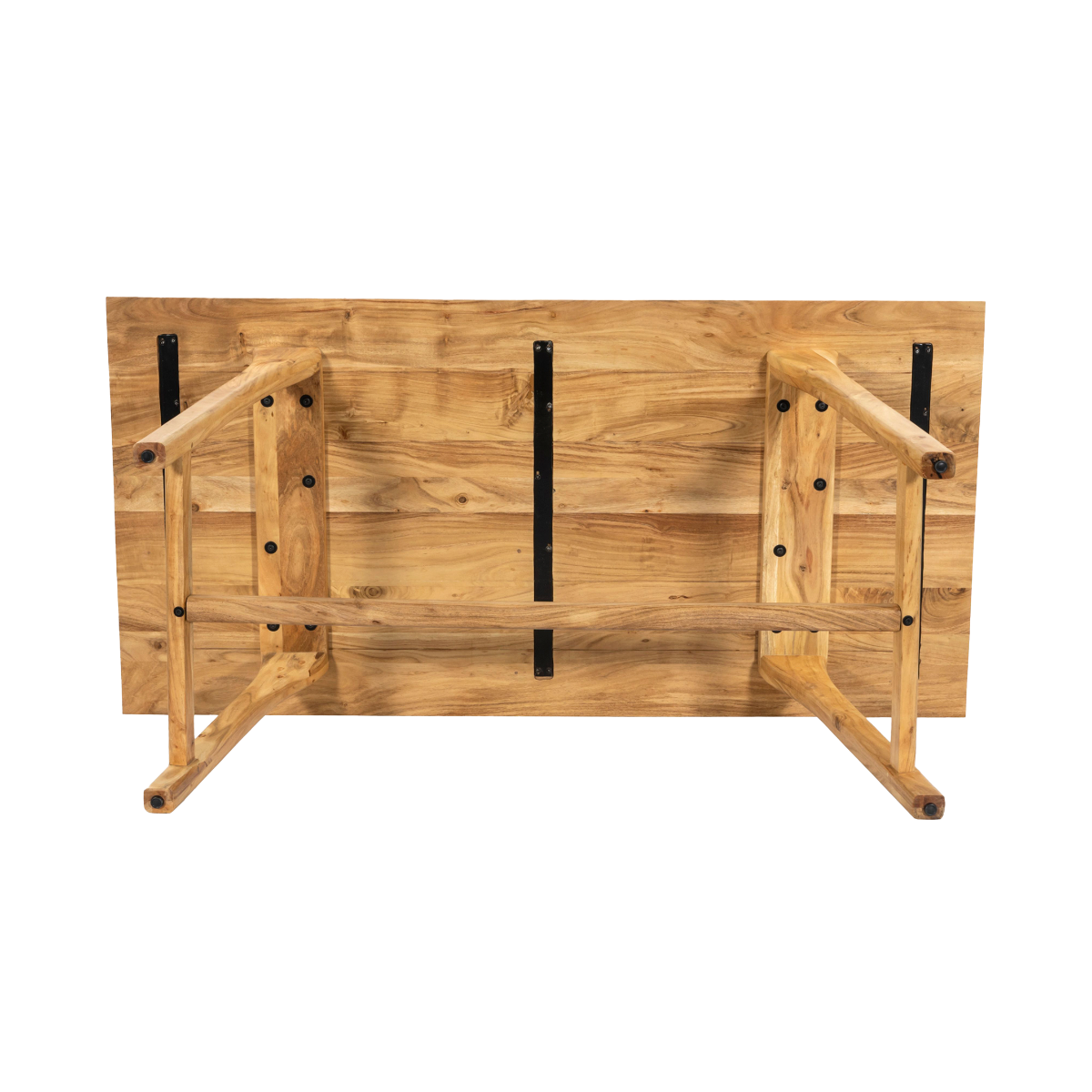 Table haute en bois d'acacia Orane